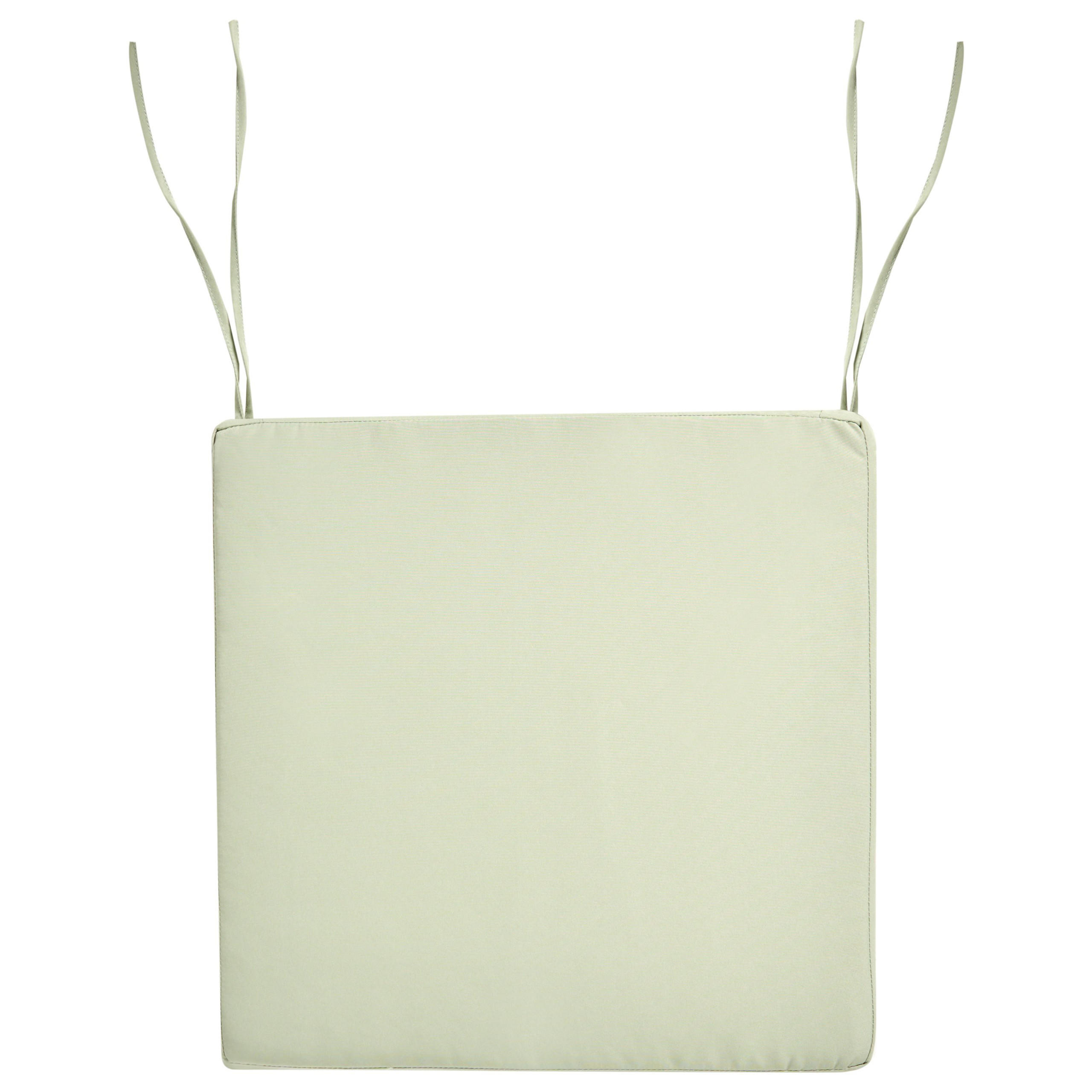 Gartenstuhlkissen Hellgrün 46/46 cm Sassari Premium - Hellgrün, Textil (46/5/46cm) - Beliani