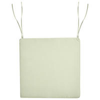 Gartenstuhlkissen Hellgrün 46/46 cm Sassari Premium - Hellgrün, Textil (46/5/46cm) - Beliani