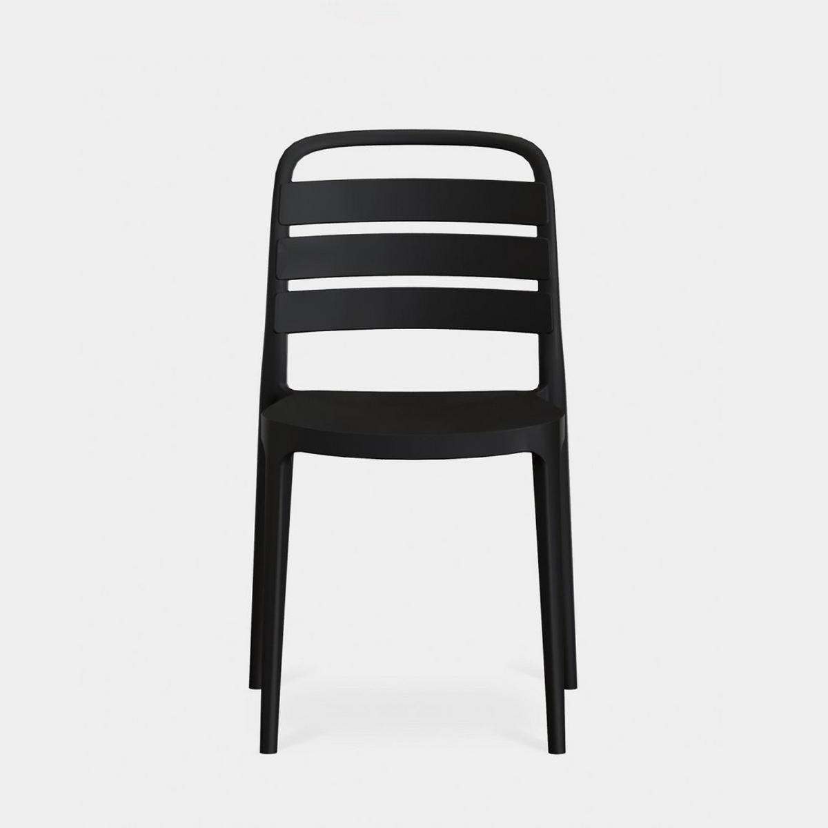 STUHL FÜR DRAUSSEN Zira Grau 42 cm x 80 cm - Grau, Kunststoff (42/80/52cm)