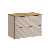 SKŘÍŇKA POD UMYVADLO 80.4cm Manoa Kašmír - béžová, kompozitní dřevo (80.4/59/40cm) - Petits-meubles