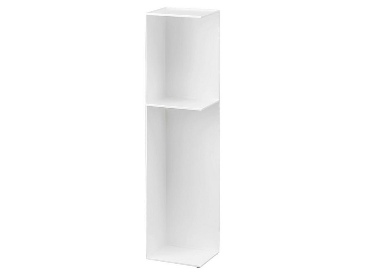 BADREGAL Tower weiß 17/70//13 cm klein schmal - Weiß, Metall (13/70/17cm) - Yamazaki