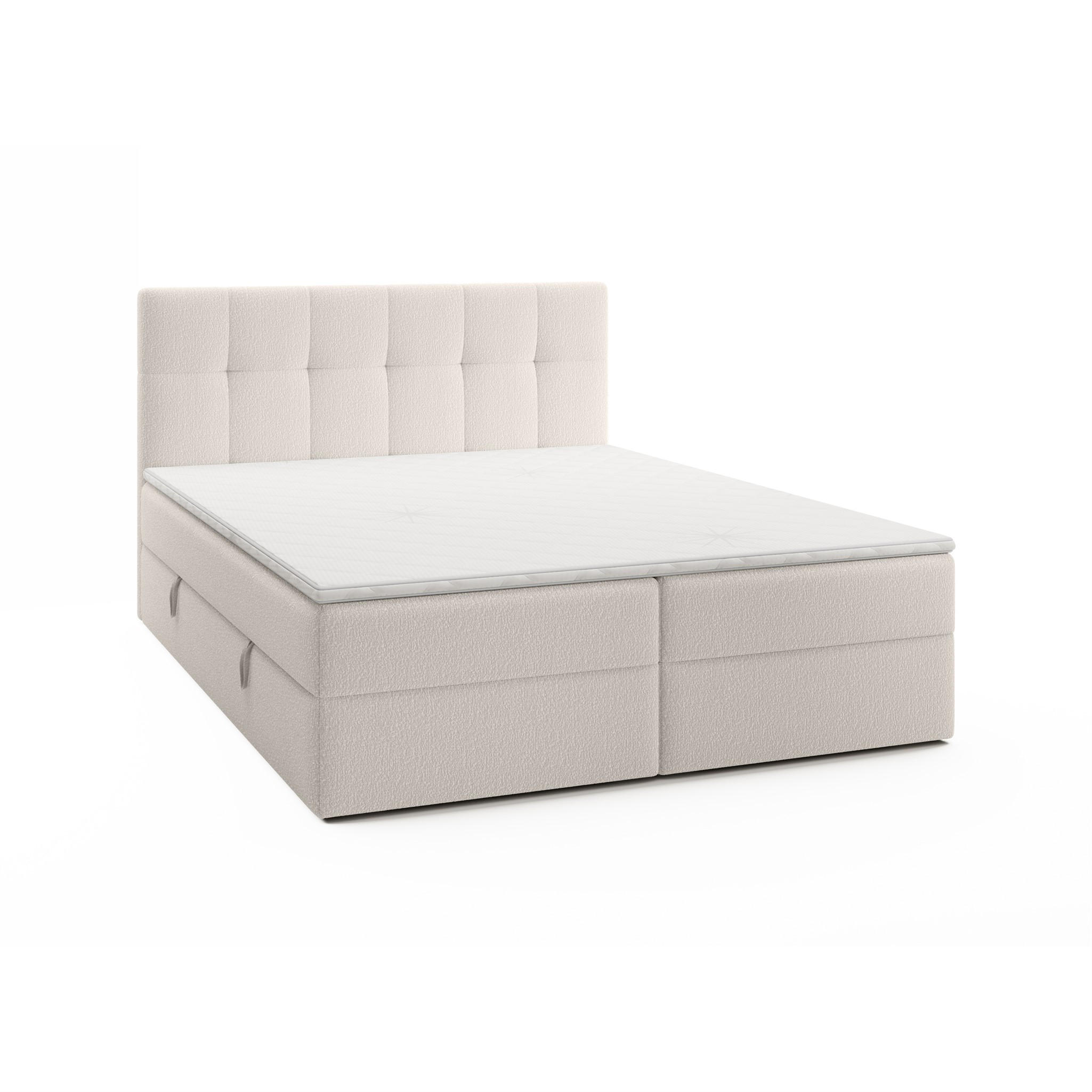 BOXBETT Arturo In Freya - Weiß, Holzwerkstoff/Textil (140/200cm) - Fun Möbel