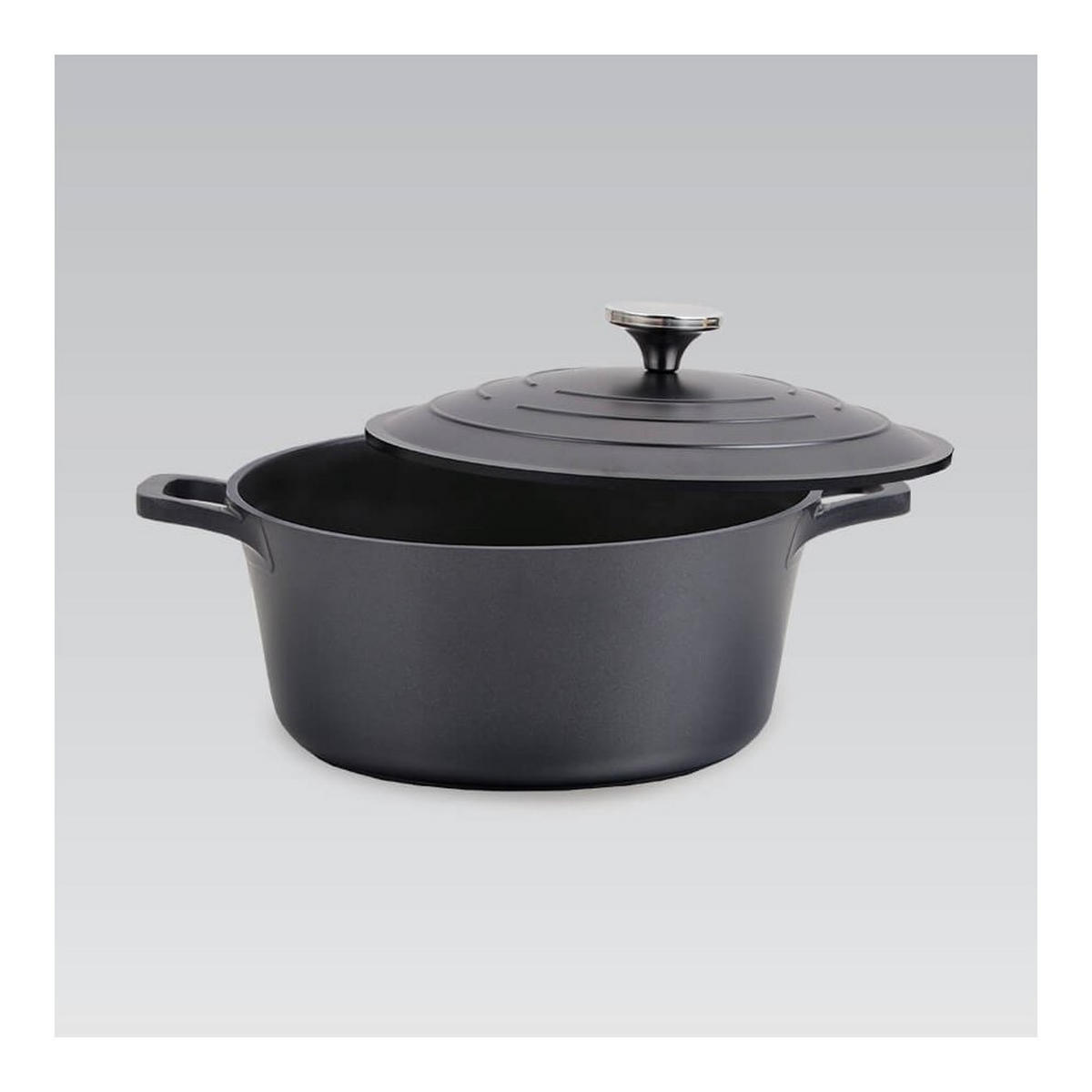 TOPF Graphit 34/24/11.5 cm MR4524 - Graphitfarben, Metall (24cm) - Maestro 