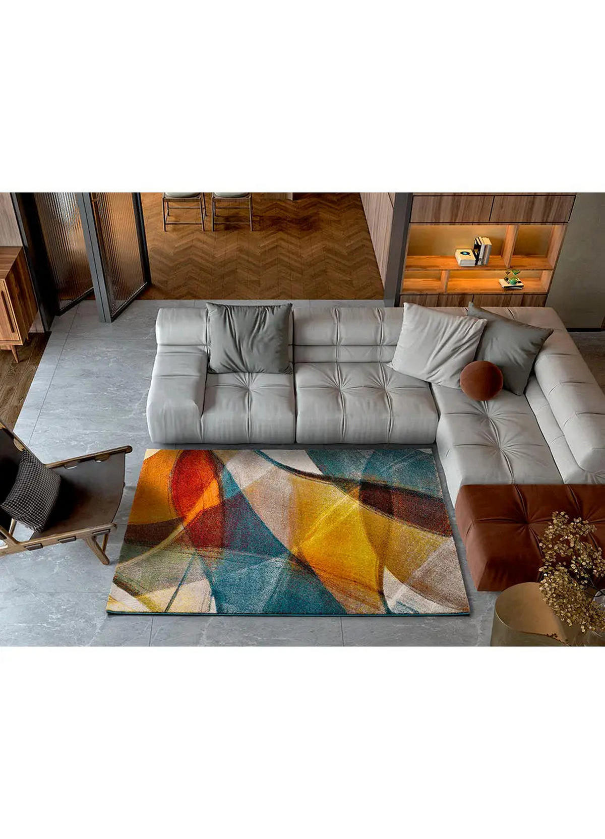 WEBTEPPICH Mehrfarbig Leire 140/200 cm - Multicolor, Naturmaterialien/Textil (140/200cm) - Atticgo