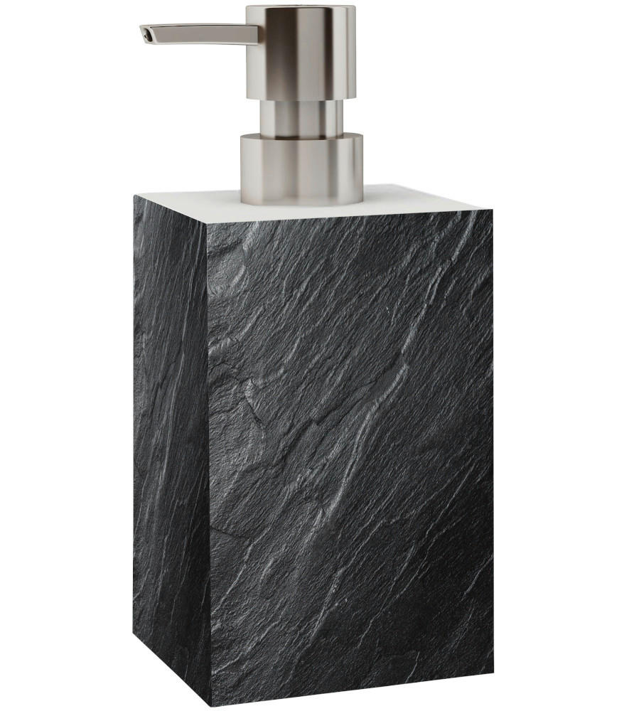 Sanilo Seifenspender Grau, Schwarz, Dunkelgrau 7x12x7 cm