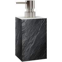 SEIFENSPENDER Granit - Dunkelgrau/Schwarz, Kunststoff (7/12/7cm) - Sanilo