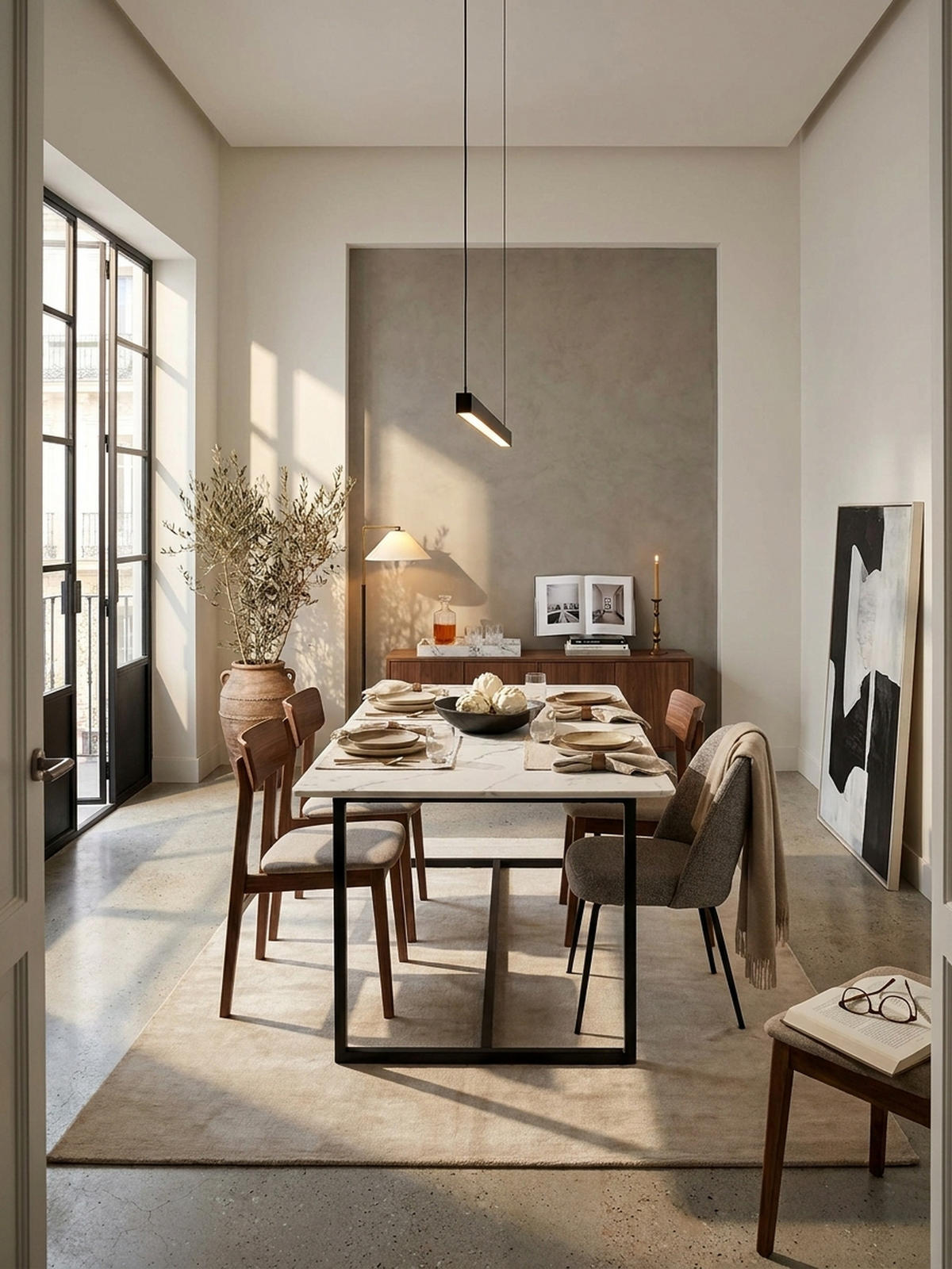 ESSTISCH Marmoroptik Metall Rechteckig Modern Klein, Weiß 180x90x76 cm - Schwarz/Weiß, Holzwerkstoff/Metall (90/180/76cm) - KADIMA DESIGN