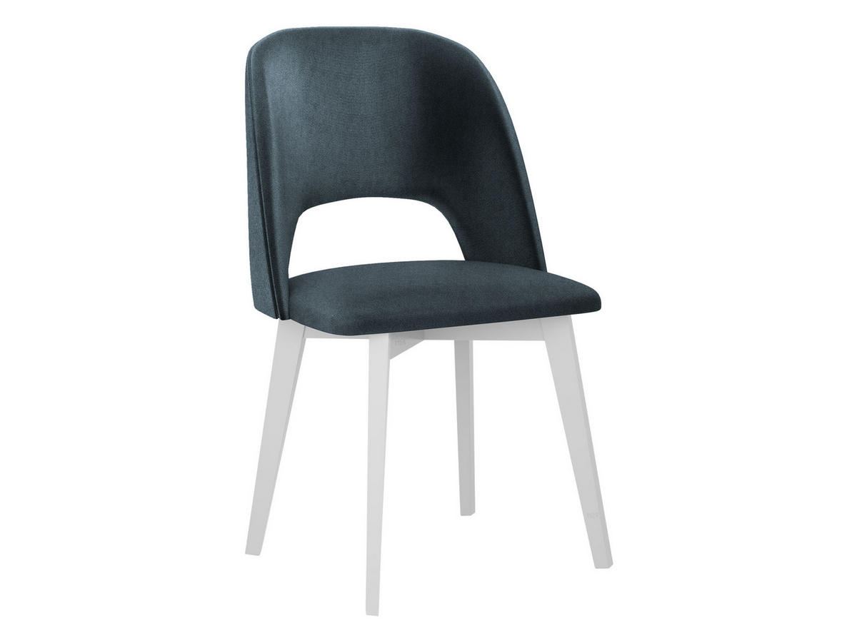STUHL Monti 4, Holzfarbe: Weiß - Blaugrau/Weiß, Holz (48/83/54cm) - MIRJAN24