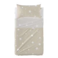 BETTWÄSCHE 2er-Set teiliges little star 120x180 cm (kinderbett) beige - Beige, Textil (120/180cm) - Happy Friday