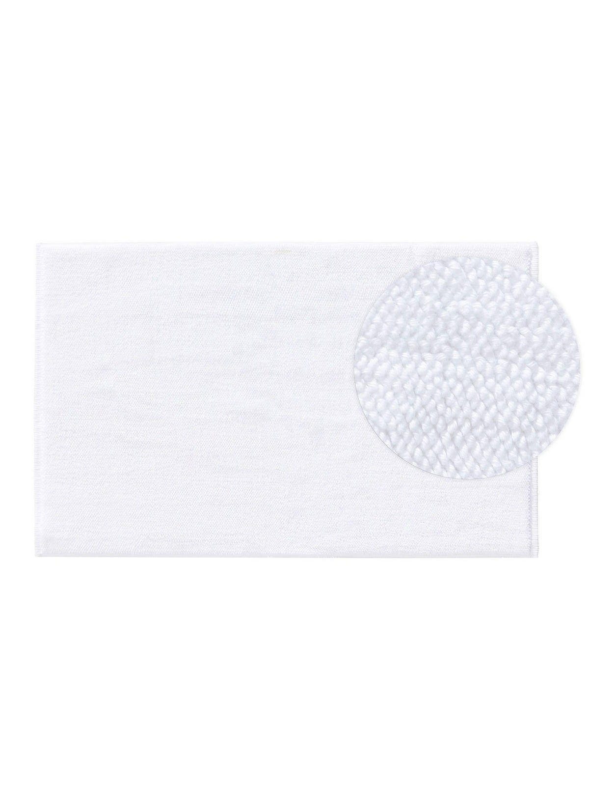 BADEMATTE Ole Cream 70x120 cm - Creme, Textil (70/120cm) - benuta Nest