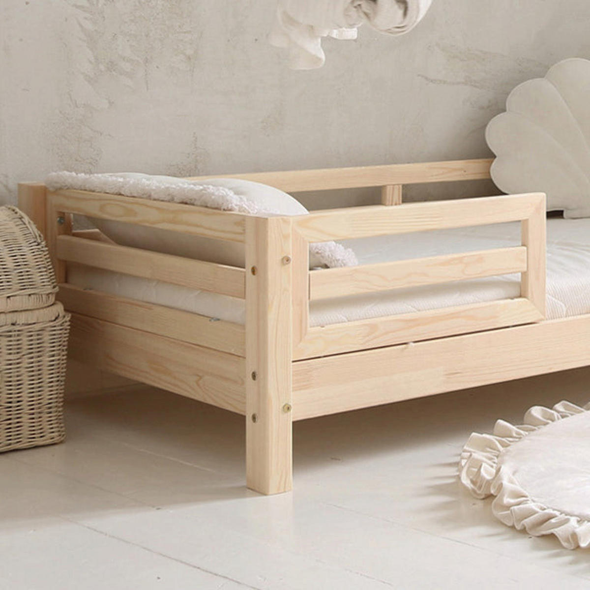 POSTEĽ 90/190 Myléna Drevo - hnedá, drevo (90/190cm) - Petits-meubles