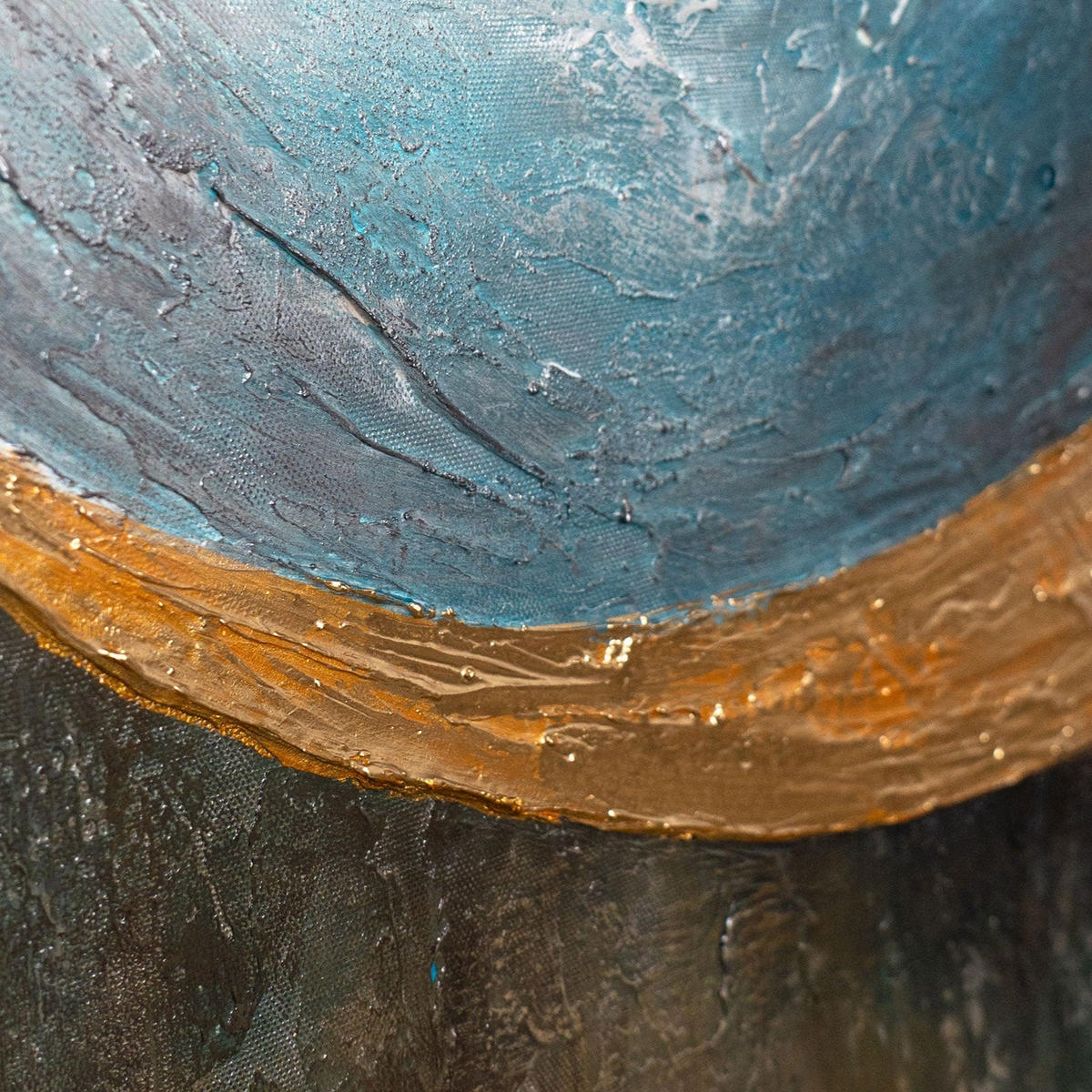 GEMÄLDE Wärme des Universums Schattenfugenrahmen Grau 140x100 cm - Grau, Holz (140/100cm) - YS-art gallery
