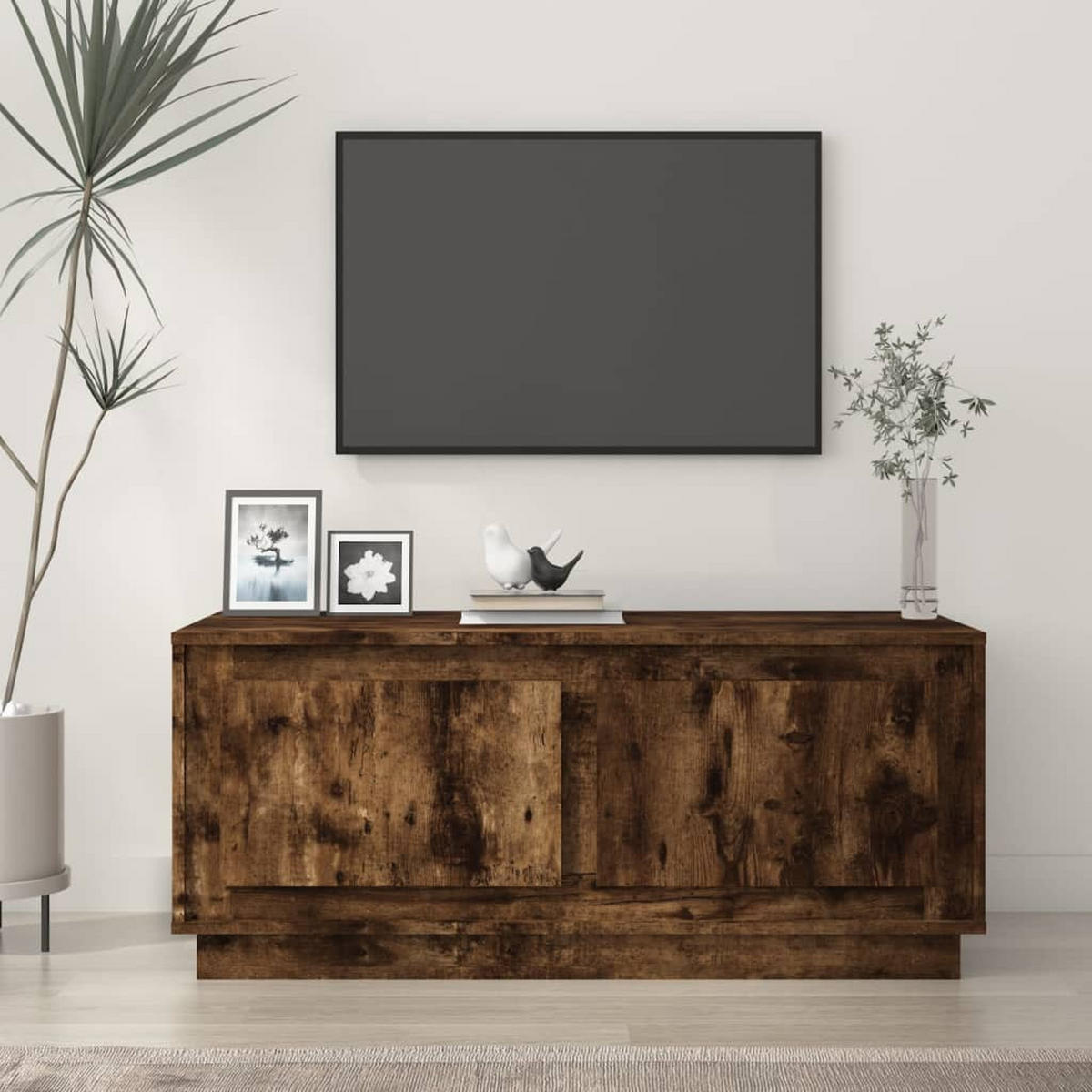 COUCHTISCH Räuchereiche 102x50x44 cm Holzwerkstoff - Braun, Holzwerkstoff (50/102/44cm) - furnicato
