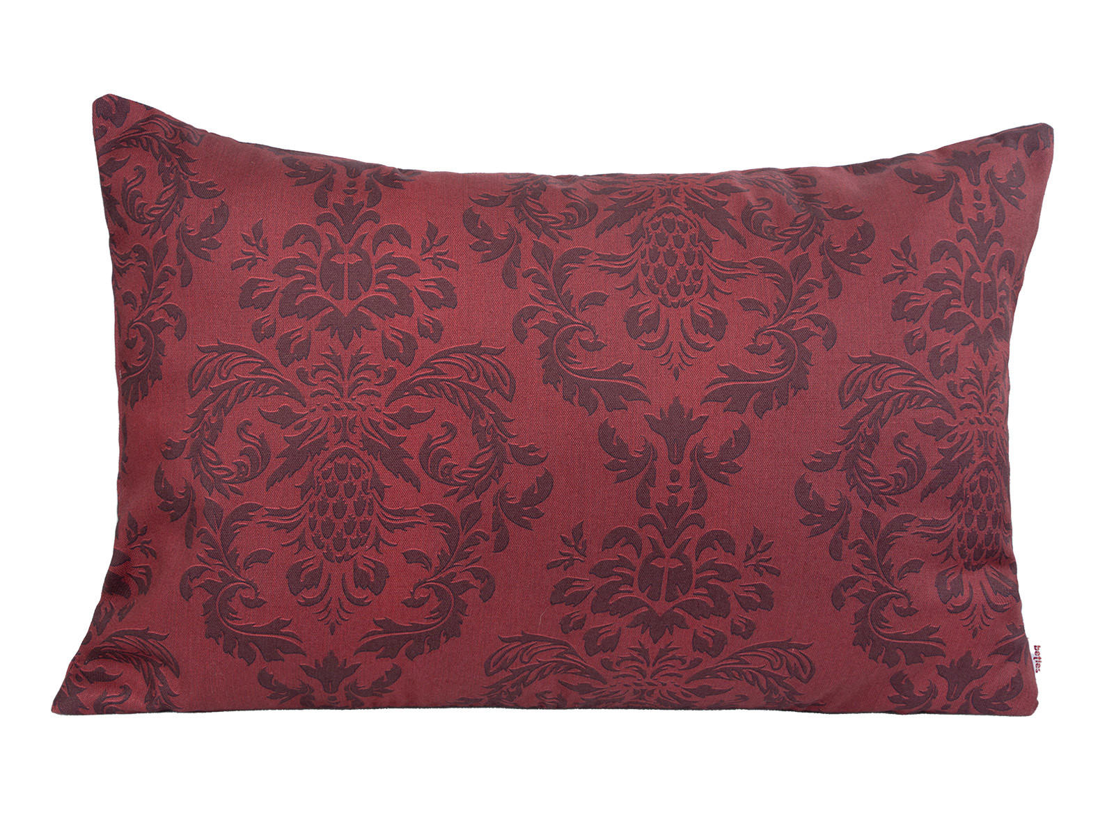 KISSENNHÜLLE Epoche karmin-rot 40/60 cm - Dunkelrot, Textil (40/60cm) - beties Heimtextil