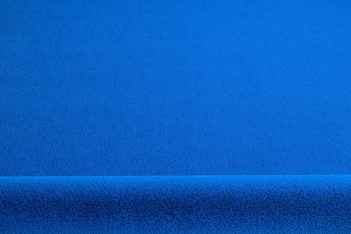 KUNSTRASEN SPRING blue 200/500 cm - Blau, Textil (200/500cm) - rugsX