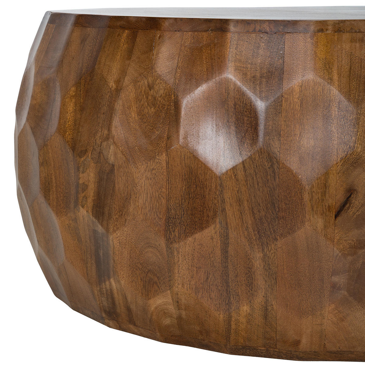 MASSIVER COUCHTISCH - Mango - Naturfarben, Holz (80/80/38cm) - home24