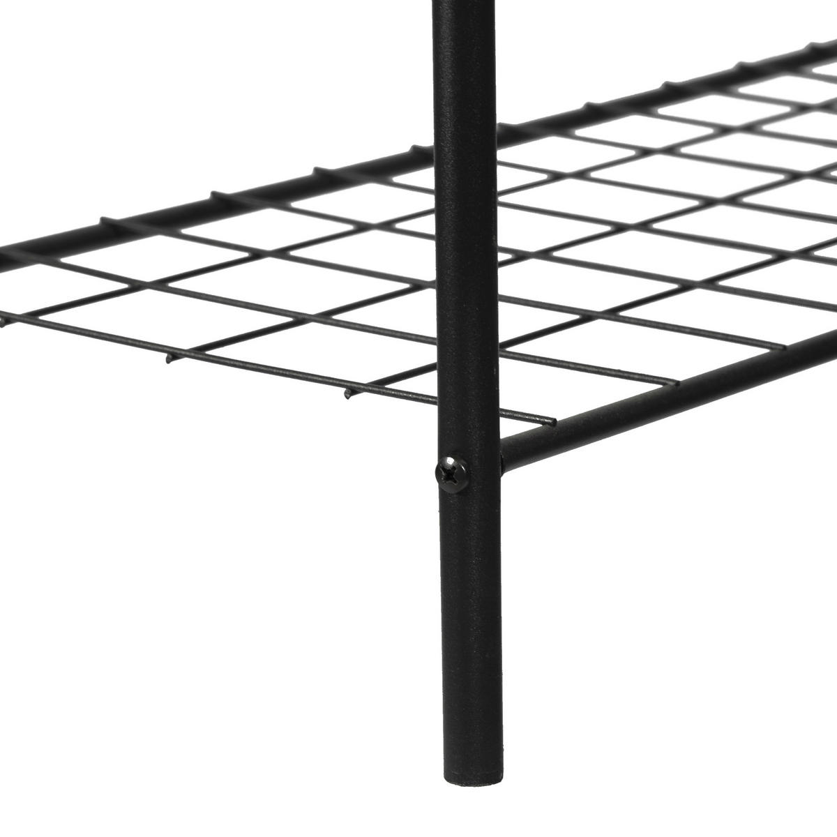GARDEROBENSTÄNDER Hvorslev - Schwarz, Metall (89/144/33cm) - [en.casa]