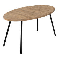KONZOLOVÝ STOLEK Skærbæk 90/50/43 cm - hnědá, dřevo (50/90/43cm) - [en.casa]