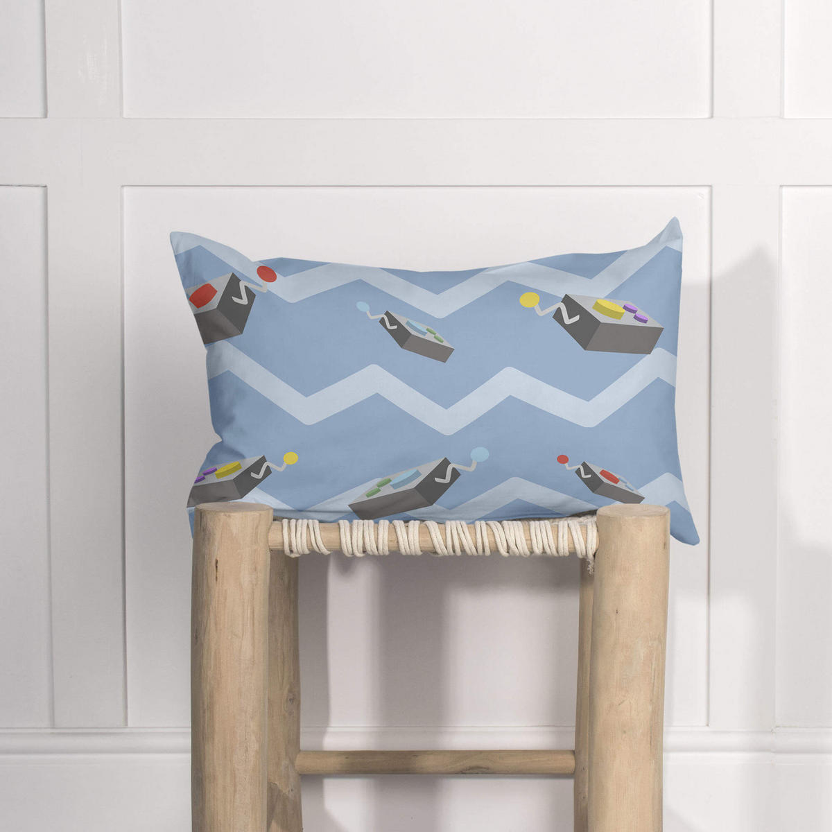 KISSENBEZUG beep 50x30 cm mehrfarbig - Multicolor, Textil (50/30cm) - Happy Friday