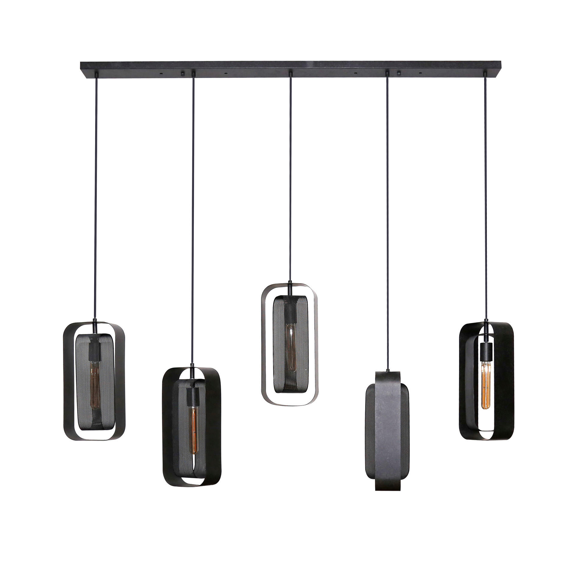 Hoyz Collection Hängeleuchte Schwarz 145x150x20 cm
