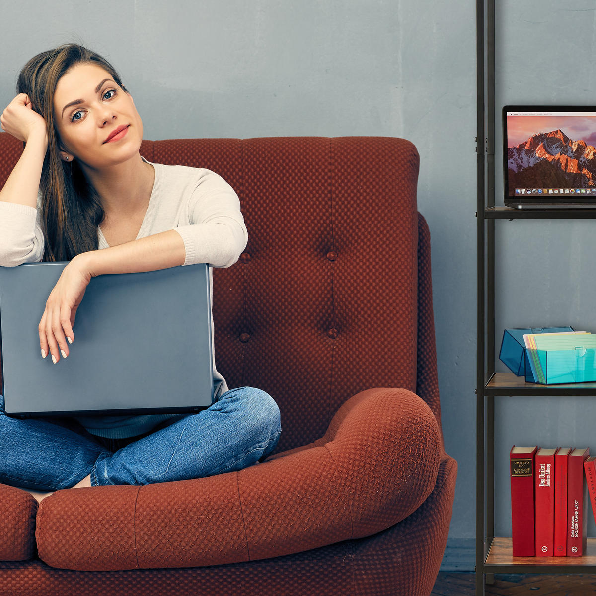 REGAL - Multicolor, Holzwerkstoff/Metall (78/186/33cm) - Relaxdays