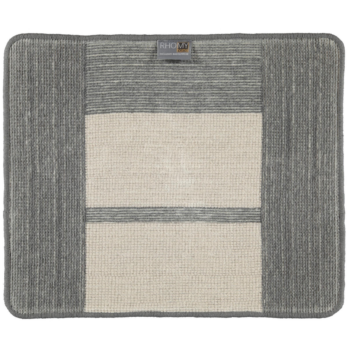 BADTEPPICH LIBERTY ANTHRAZIT-PERLGRAU - 409 - Grau, Textil (50/60cm) - Rhomtuft