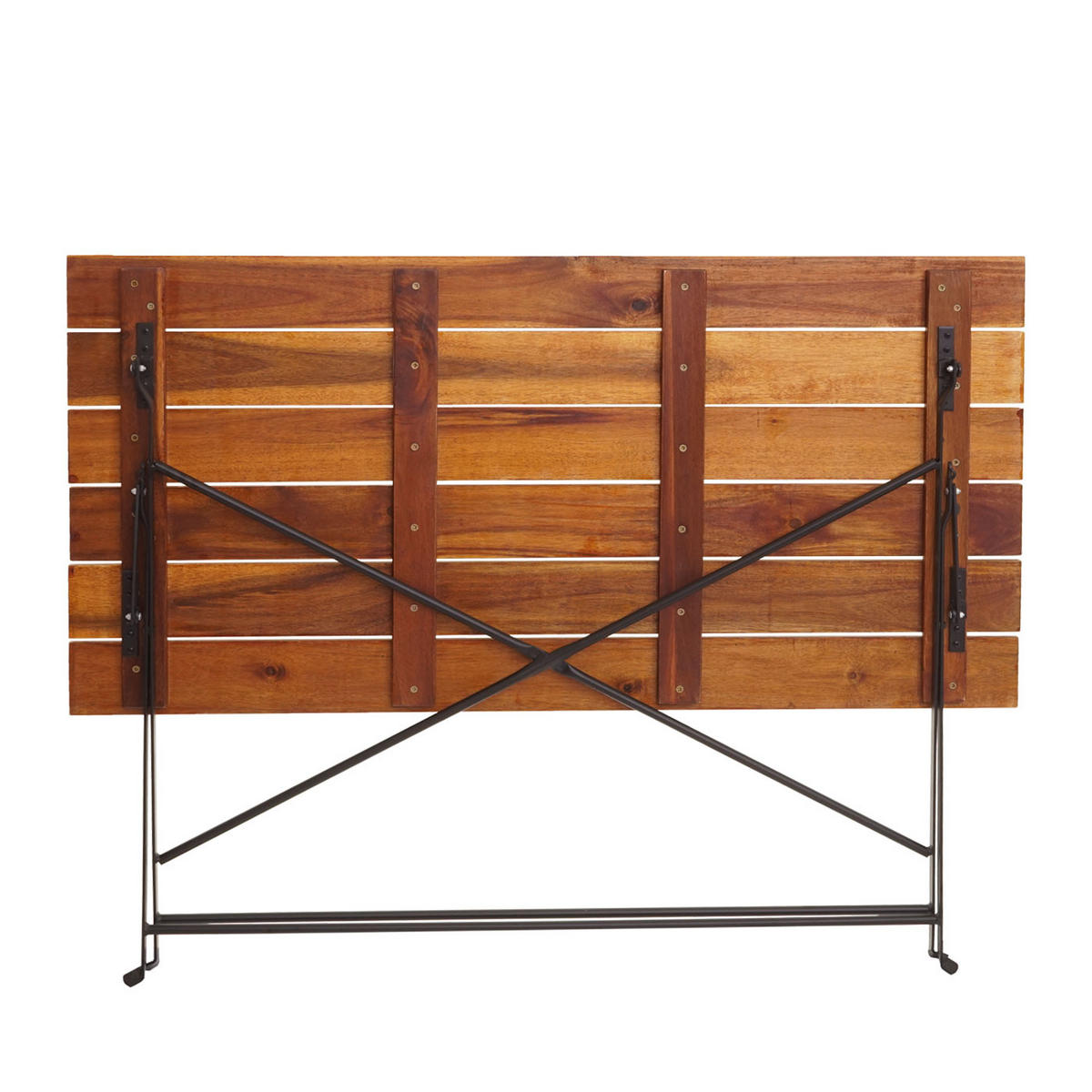 BIERGARTENTISCH KLAPPBAR rechteck Dunkelbraun - Dunkelbraun, Holz - MCW