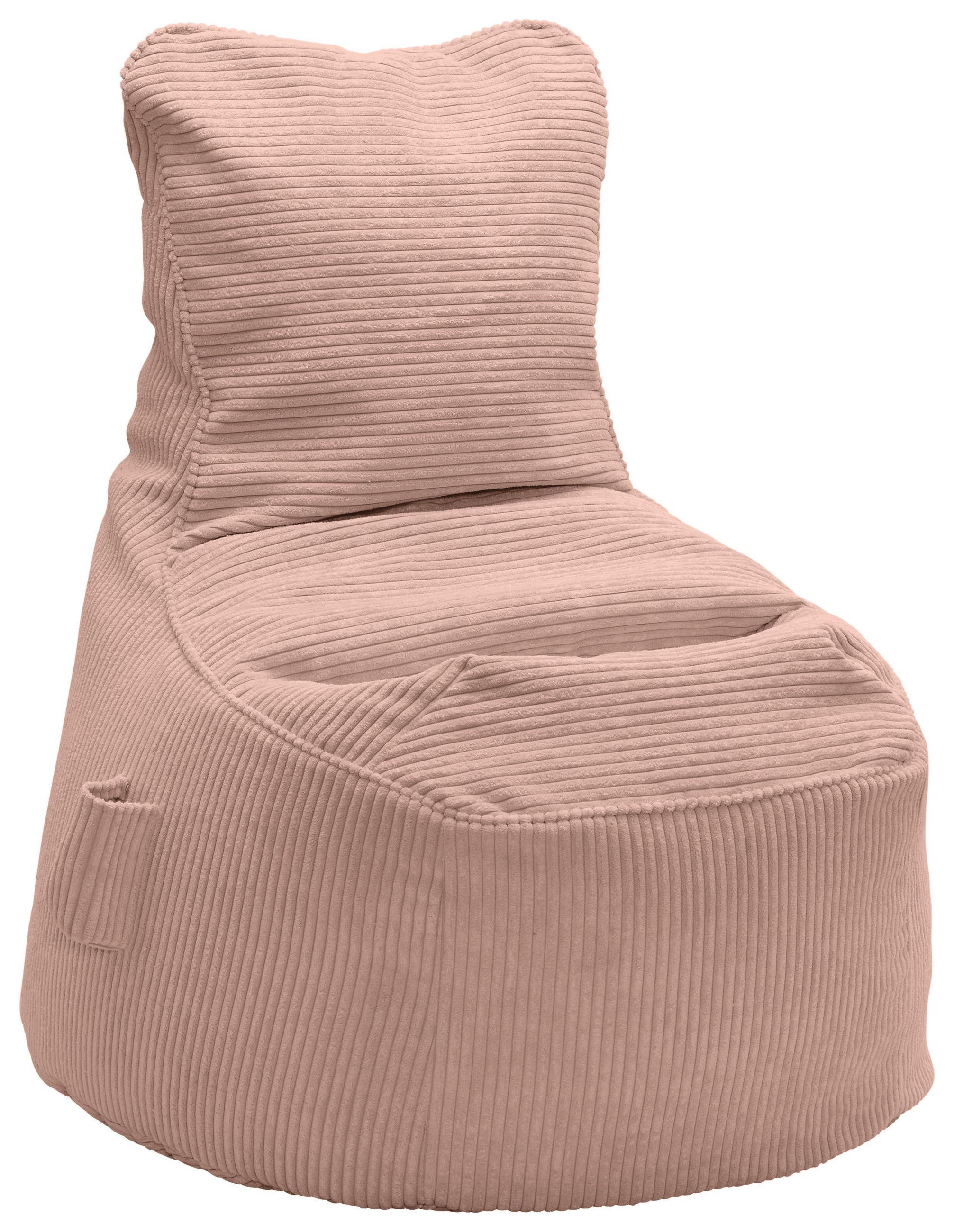 SITZSACK Cortona Cord Rosa - Rosa, Textil (85/100/85cm) - Mömax