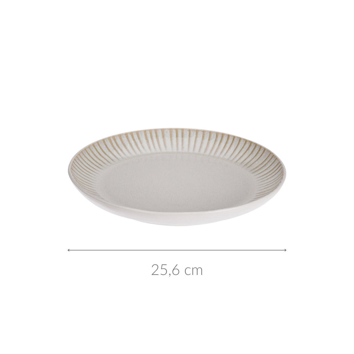 ESSTELLER Keramik Essence Ø 25,6 cm - Grau, Keramik (25.6cm) - Siaki