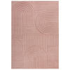 WOLLTEPPICH Pastell-Design, handgetuftet LEVEN BLAKE, Rosa 160x230 cm - Rosa, Textil (160/230cm) - KADIMA DESIGN