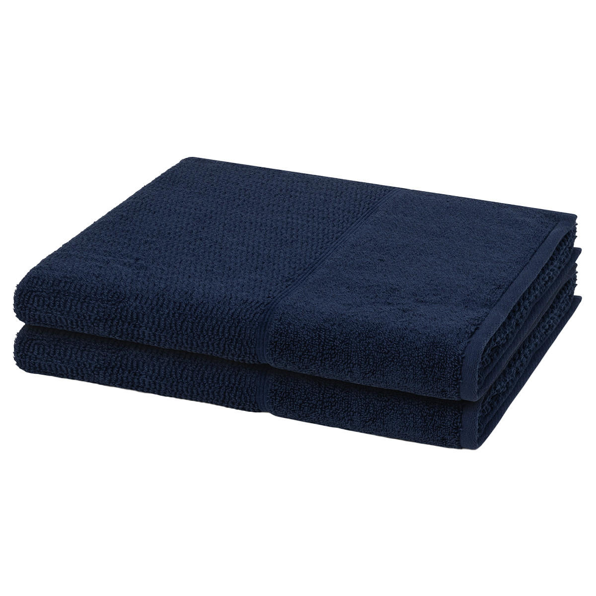 DUSCHTUCH Pearl 2er-Set - Dunkelblau, Textil (67/140cm) - MÖVE