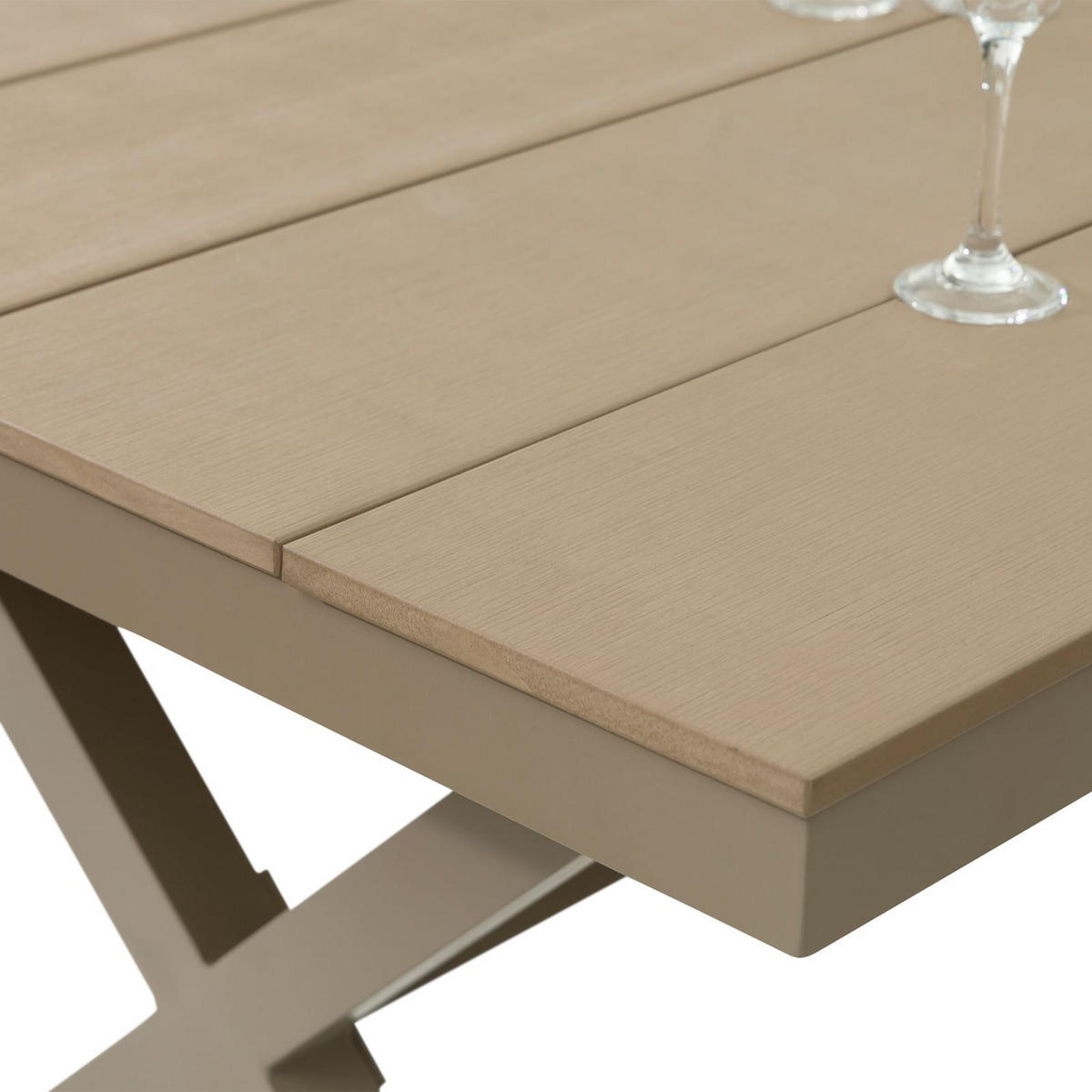 GARTENMÖBELSET AFUERA - Braun, Metall - CARO-Möbel