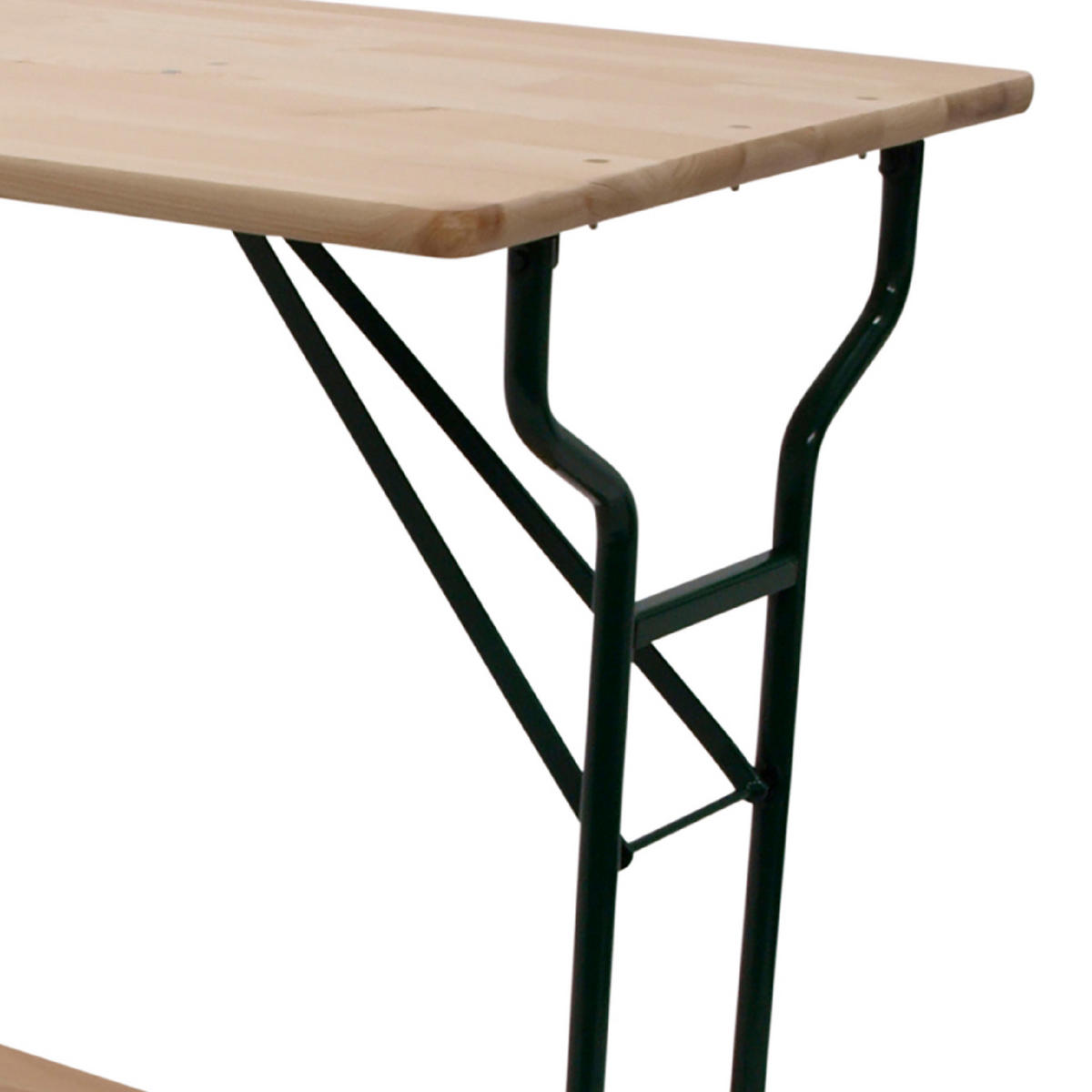 STEHTISCH Mino - 113cm klappbar, Bistrotisch Metall + Holz lackiert, Bartsich mit Fuss-Stütze - Braun, Metall (70/113/110cm) - TPFGarden