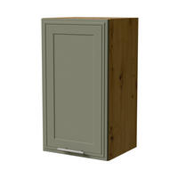 HÄNGESCHRANK Salo W2/40 Eiche Artisan / Reed Green Matt 40 / 32,5 / 72cm - Eiche Artisan/Grün, Holz/Holzwerkstoff (40/72/32.5cm) - Feldmann-Wohnen