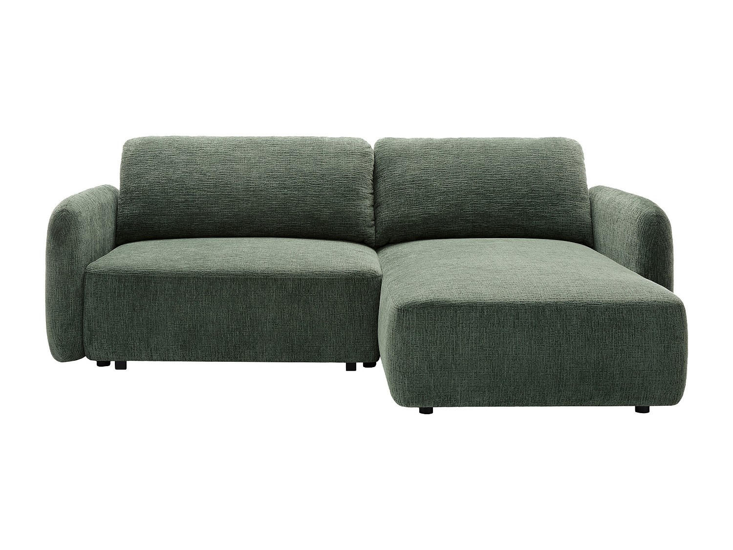 SCHLAFSOFA - 4 Personen - stoff - tannengrün Plufati - Waldgrün, Textil (230/83/165cm) - Vente-Unique