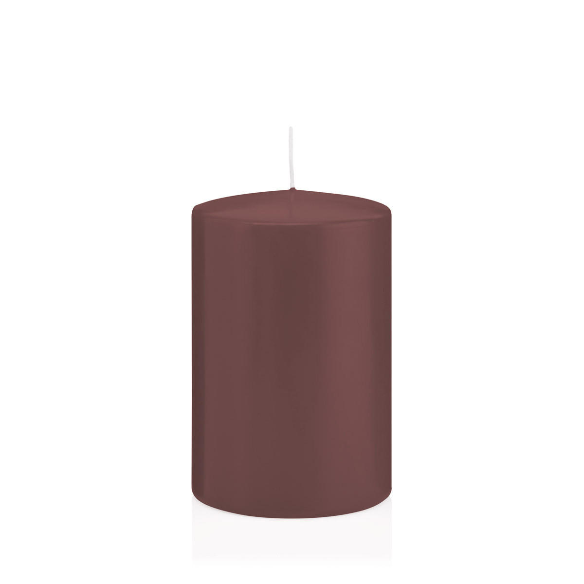 STUMPENKERZEN Taupe Ø 98 x 200 mm, 6 Stück - Taupe, Paraffin (10/20cm) - Wiedemann Kerzen