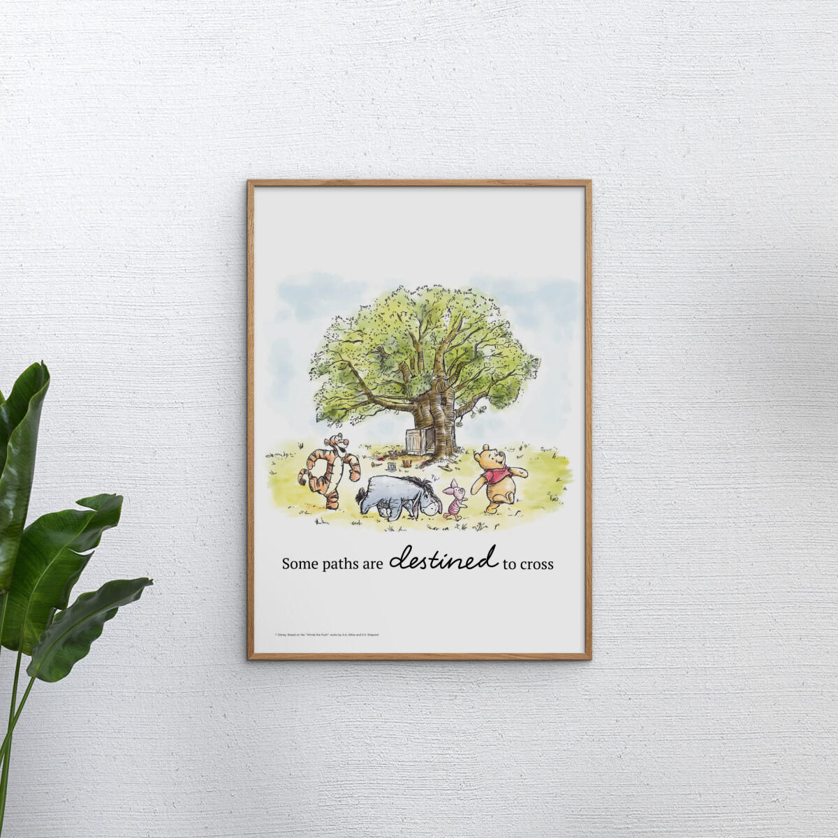 POSTER Disney - Winnie the Pooh - Tree Gathering Print - Multicolor, Papier (30/40/0.1cm) - Poster&Frame
