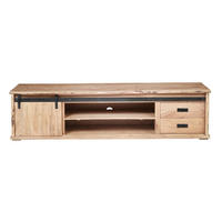 LOWBOARD LIAN II - Beige/Naturfarben, Holz (200/50/55cm) - SAM