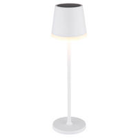 LED AUSSENLEUCHTE Solar Metall Weiß - Weiß, Metall (11/11/41cm) - Globo Lighting