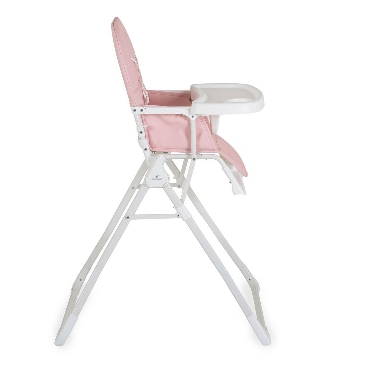 HOCHSTUHL Waffel rosa Fußstütze verstellbar, zusammenklappbar, Gurt - Rosa, Metall (60/105/71cm) - Cangaroo