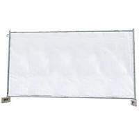 BAUZAUNPLANE weiss - Weiß, Kunststoff (176/176cm) - BONI-SHOP