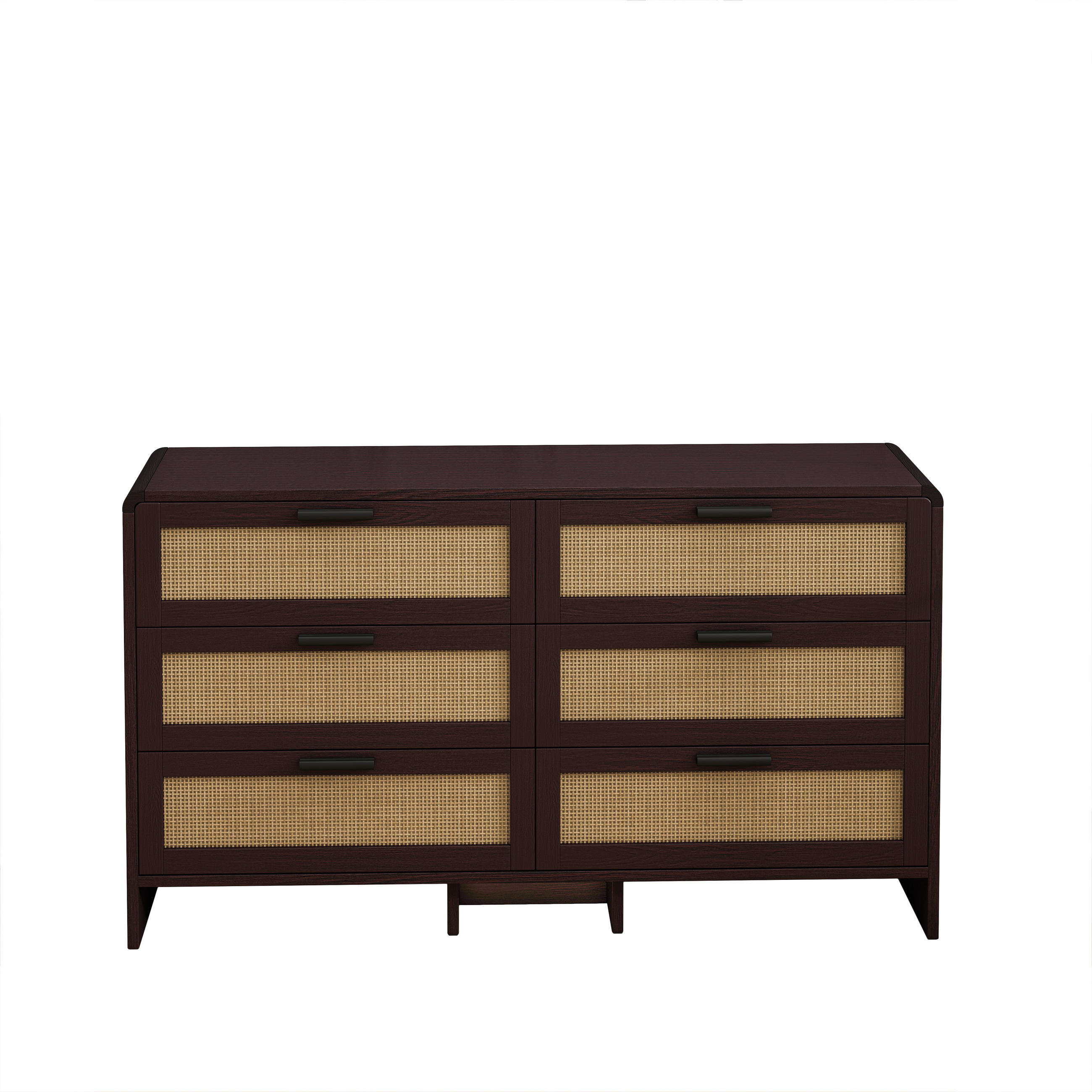KOMMODE Rotbraun 130/40/74 cm - Rotbraun, Holzwerkstoff (130/74/40cm) - PANGIVO