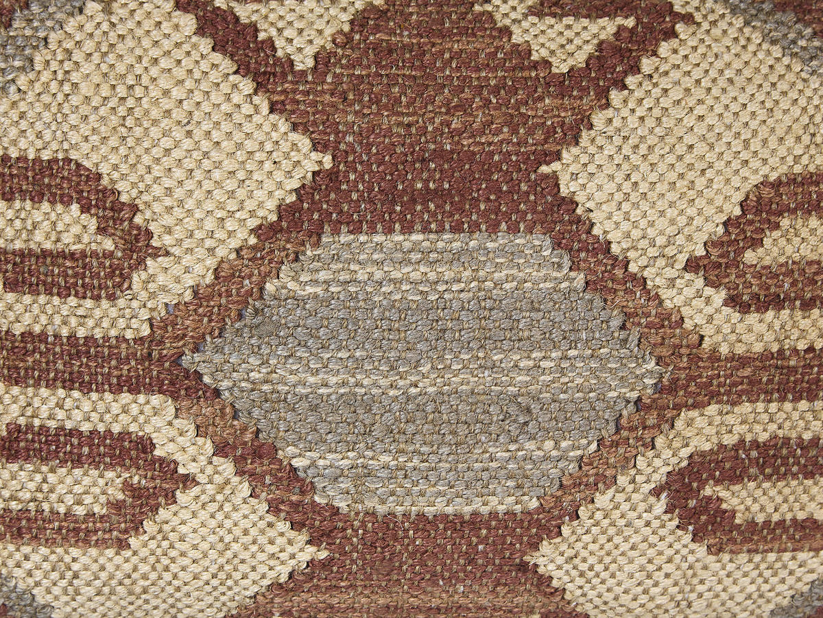 DEKOKISSEN Bunt 45/45 cm Urpad - Multicolor, Naturmaterialen (45/45cm) - Beliani