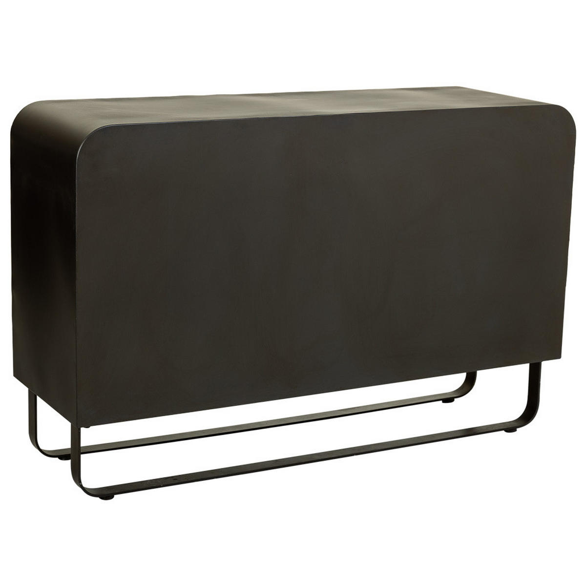 KOMMODE aus Holz und Metall 120x40x78 cm - Braun, Metall (120/78/40cm) - Wanderlust