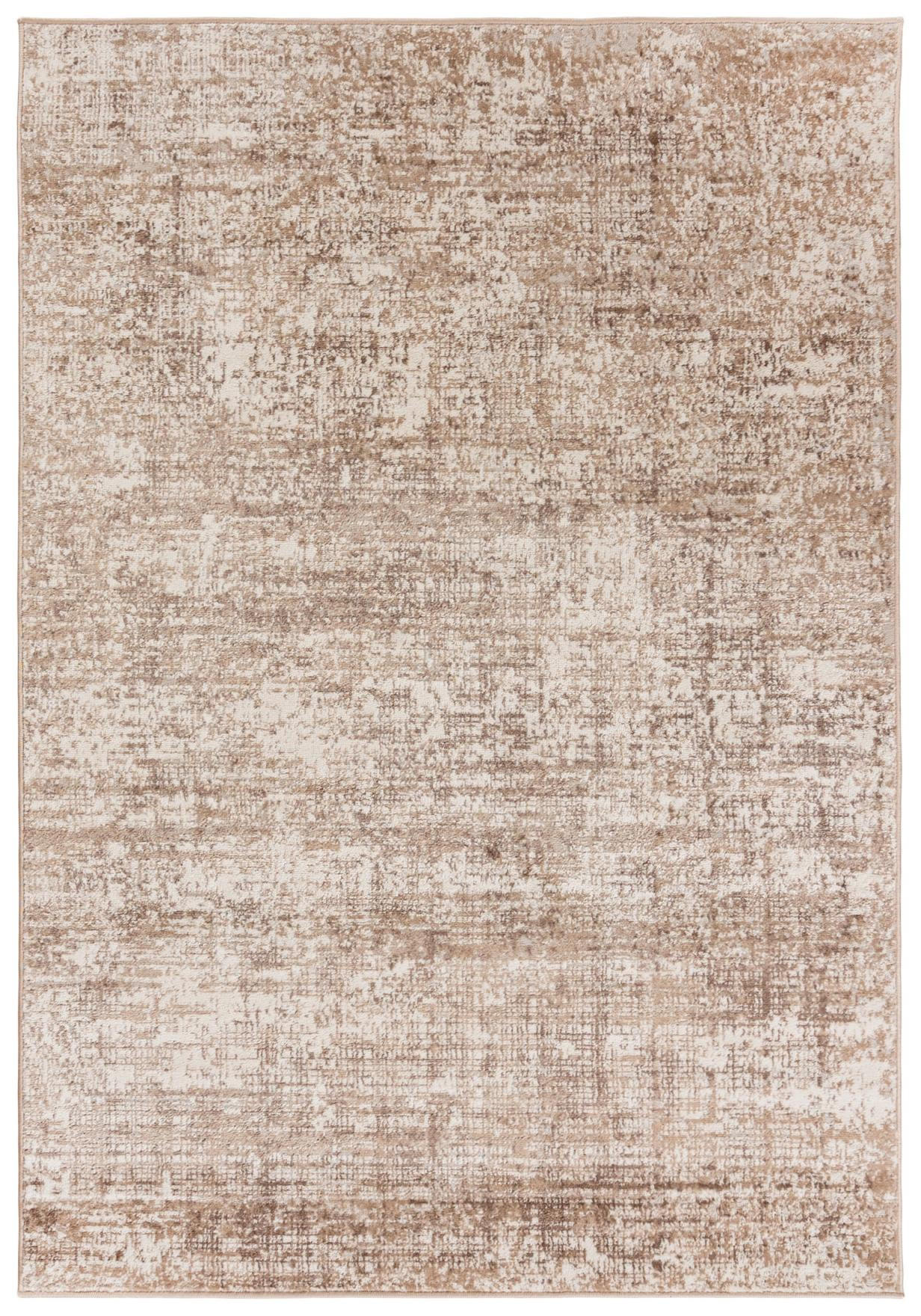 MATTA beige kräm abstrakt - 140 x 200 cm - Cremefärgad/Beige, Textil (140/200cm) - Mazovia