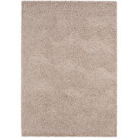 HOCHFLORTEPPICH Swirls Taupe 120x170 cm - Taupe, Textil (120/170cm) - benuta