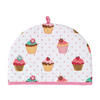 TEA COSY – Stoff-Teewärmer Cupcakes - Pink, Textil (36/24/36cm) - Homescapes