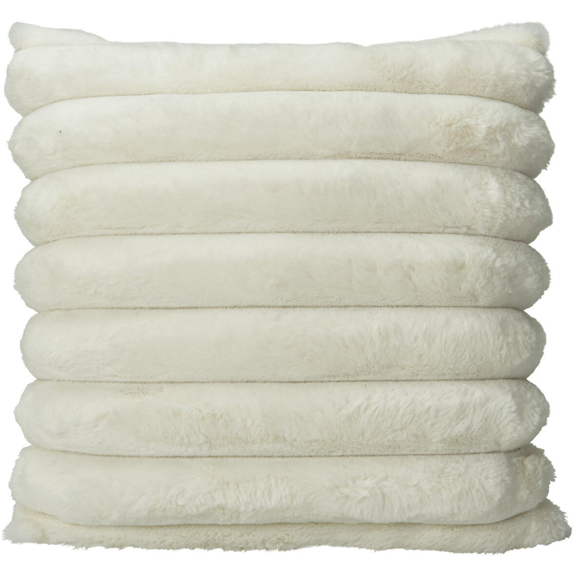 Home Styling Collection Dekokissen Weiß 45x45 cm