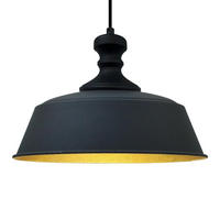 PENDELLEUCHTE Orema 41/35 cm - Goldfarben/Schwarz, Metall (41/35cm) - Bamyum