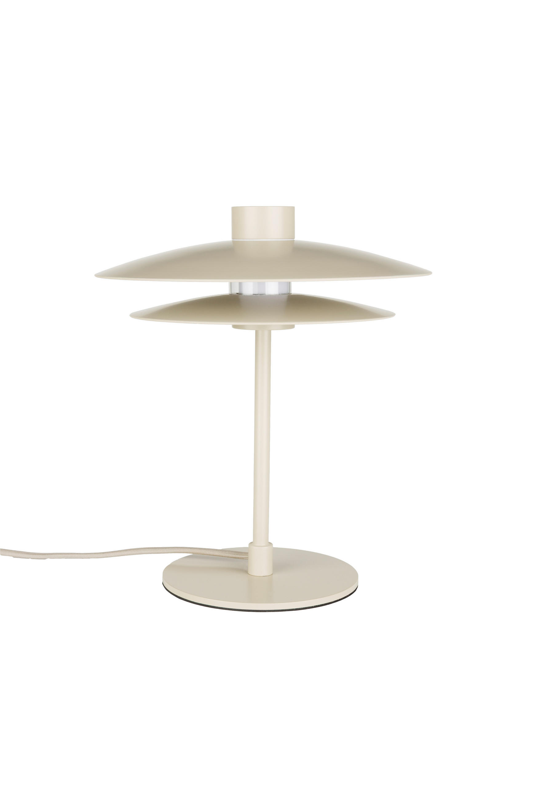 TISCHLAMPE Wubbo - Beige - 26.5/26.5/32 cm - Beige, Metall (26.5/26.5/32cm) - Novel